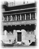 Frank Lloyd Wright Prairie Style home, architectural drawings, Charnley House