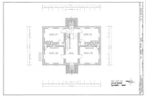 Traditional Colonial Williamsburg home, architectural house plans, 4 bedrooms