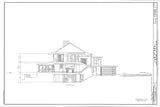 4 bedroom open plan home by Frank Lloyd Wright, printed architectural drawings - 1924