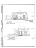 Prairie House Design by Frank Lloyd Wright - detailed  plans - 4 bedrooms