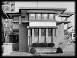 Prairie House Design by Frank Lloyd Wright - detailed  plans - 4 bedrooms