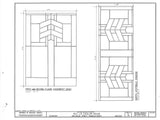 Frank Lloyd Wright Prairie Home, 3-4 bedrooms, architectural house plans