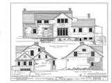 Dutch Colonial Gambrel Roof farmbouse, architectural plans, 3 Bedrooms
