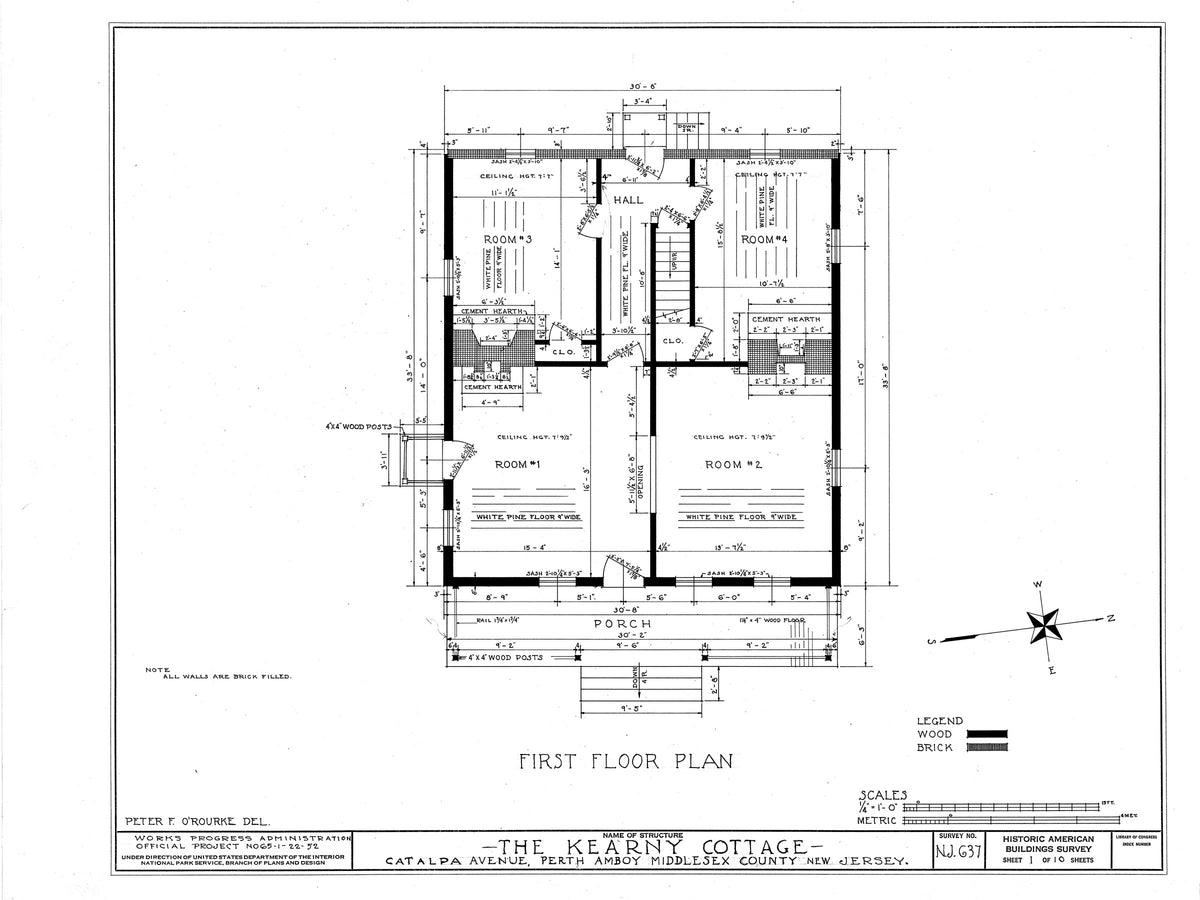 Traditional Colonial House Floor Plans 1024x1385