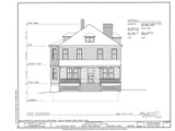 Shingle Style, large porch, spacious 3 bedroom 2 bath home, architectural plans