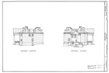 Montpelier, a Southern Colonial Country Mansion, printed architectural plans