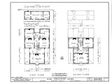 Historic Victorian style country home, farmhouse, porches, gables, architectural plans