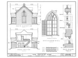 Historic Victorian style country home, farmhouse, porches, gables, architectural plans