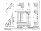 Historic Victorian style country home, farmhouse, porches, gables, architectural plans