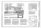 Frank Lloyd Wright house plan - Historic American Homes brand