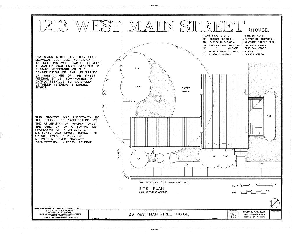 Dinsmore House Floor Plans Historic American Homes brand