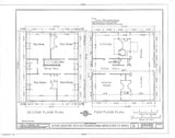Dutch Colonial house plans, detailed blueprints, New England home