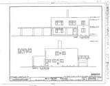 Irving Gill's Miltimore House, architectural exterior elevation drawing, black and white