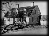 Dutch Colonial house plans, detailed blueprints, New England home