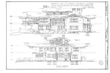 Greene & Greene's celebrated Gamble House, Arts & Crafts detailed house plans