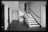 Traditional Colonial American brick home, historic architectural plans