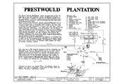 Architectural Home Plans, Prestwould Virginia Plantation Mansion w/ cottages