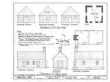 Architectural Home Plans, Prestwould Virginia Plantation Mansion w/ cottages