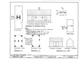 Architectural Home Plans, Prestwould Virginia Plantation Mansion w/ cottages