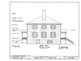 Architectural Home Plans, Prestwould Virginia Plantation Mansion w/ cottages
