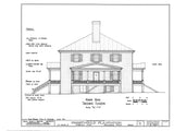 Architectural Home Plans, Prestwould Virginia Plantation Mansion w/ cottages