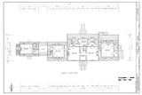 Authentic Colonial Williamsburg Home Plan, Wood Farmhouse