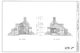 Authentic Colonial Williamsburg Home Plan, Wood Farmhouse
