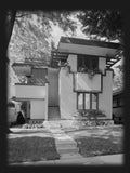 2-story "System Built" design by Frank Lloyd Wright - Prairie Style House Plan