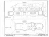 Prairie Style Home Plan, spacious house, fine details, narrow lot