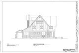 2 Story Prairie style home, Old English details, printed plans