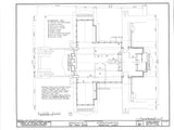 Prarie Style small house, architectural drawings, open floor plan, printed plans