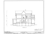 Tudor Revival Style architectural house Plan