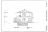 A compact 2 bedroom bungalow with generous living space, architectural printed plans