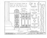 Architectural House Plans, Belle Grove Plantation, southern style mansion