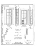 Architectural House Plans, Belle Grove Plantation, southern style mansion