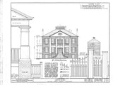 Rosalie, Natchez Southern Style Antebellum Mansion, architectural house plans