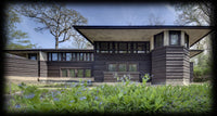 Frank Lloyd Wright - Prairie Style House for a Hillside, 4-5 bedrooms