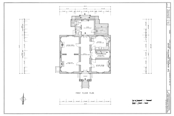 Architectural house plans, Historic Colonial Williamsburg, 4+ bedrooms, 5 baths