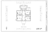 Architectural house plans, Historic Colonial Williamsburg, 4+ bedrooms, 5 baths