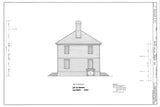 Traditional Colonial Williamsburg home, architectural house plans, 4 bedrooms