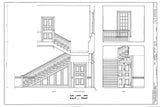 Traditional Colonial Williamsburg home, architectural house plans, 4 bedrooms