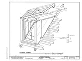 Colonial Williamsburg Timber Framed 2 Bedroom Cottage, printed plans