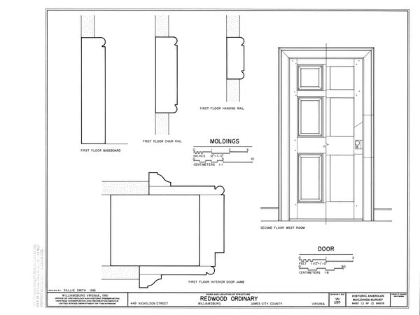 Tradtonal Brck Colonal Wllamsburg Home, Archtectural Plans Tradtonal Brck Colonal Wllamsburg Home, Archtectural Plans