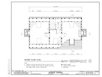 Colonial Williamsburg Timber Framed 2 Bedroom Cottage, printed plans