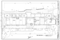 Will Rogers' Home, architectural plans, 2 houses connected patio