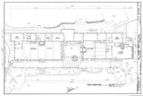 Will Rogers' Home, architectural plans, 2 houses connected patio