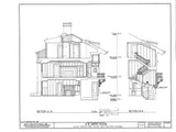 Craftsman Masterpiece by Bernard Maybeck, architectural prints, 4+ Bedrooms