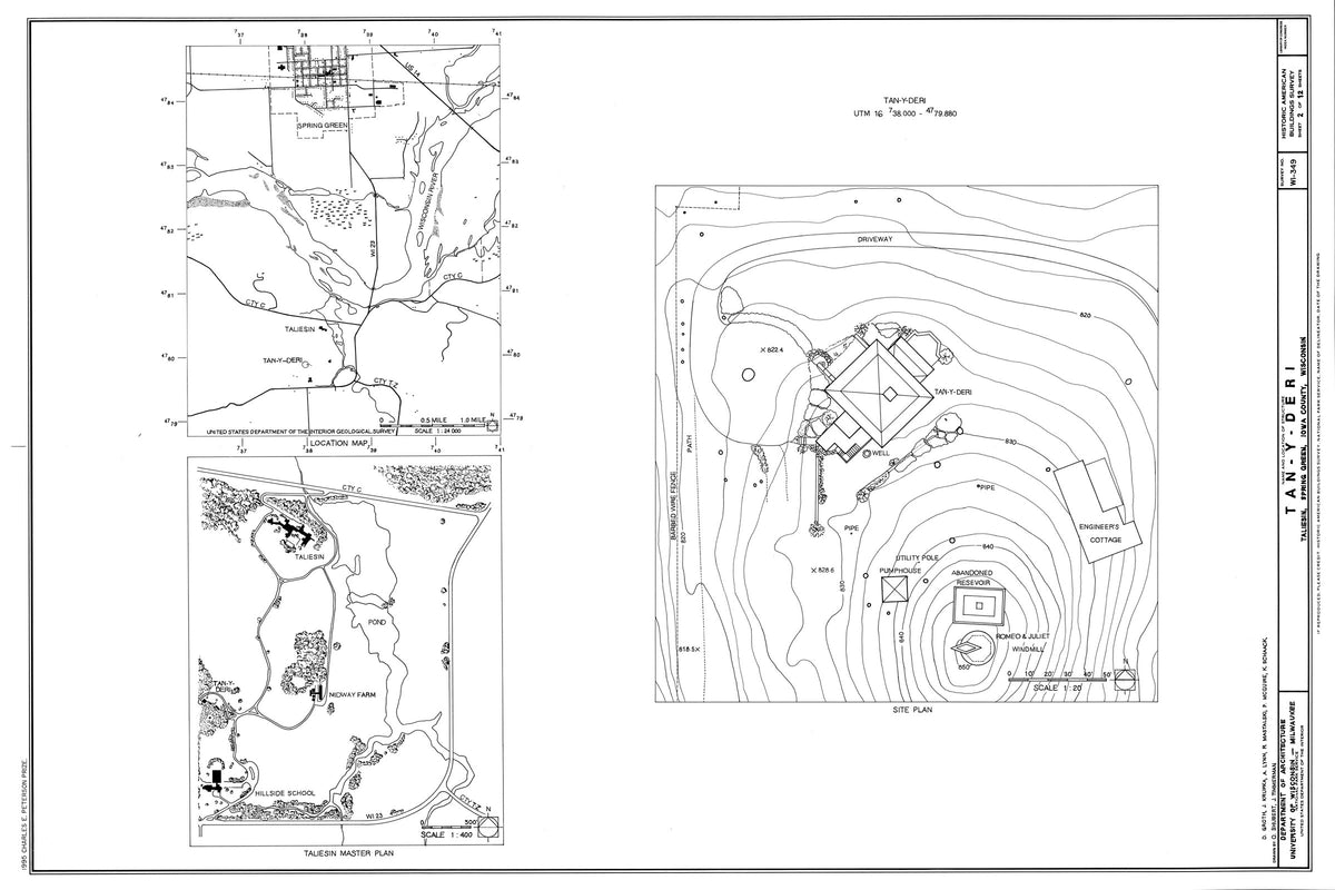 Frank Lloyd Wright House Floor Plans | Historic American Homes brand