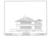 Frank Lloyd Wright Prairie Home, 3-4 bedrooms, architectural house plans