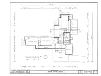 The Pope House, a Frank Lloyd Wright Usonian Home, 2 bedrooms, architectural house plans